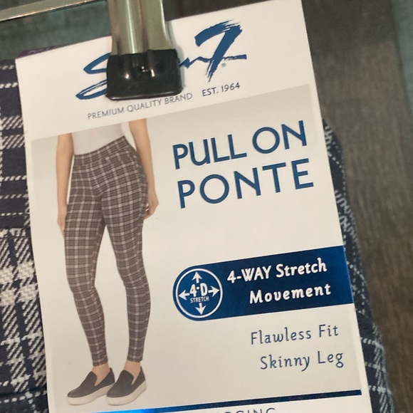 Seven7 pull on Pinterest stretchy plaid pants - Picture 14 of 16